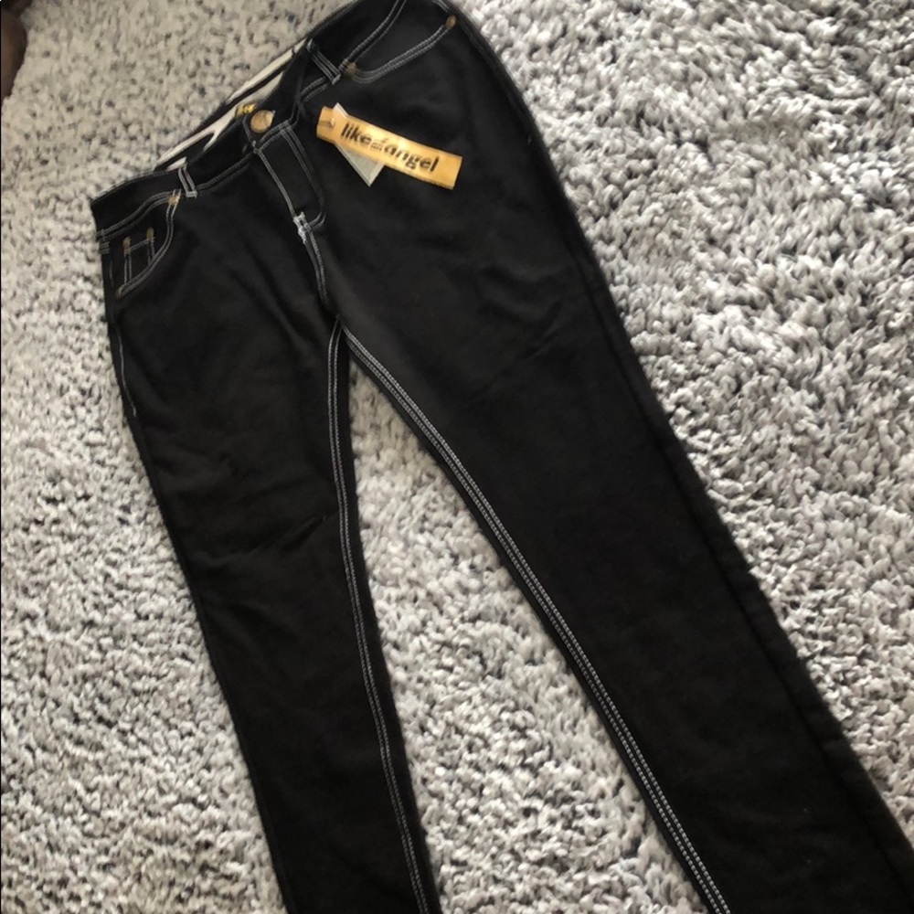 Black Stretch Jeggings